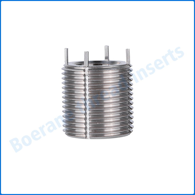 M10 x 1.25 Thin Wall Stainless Steel threaded inserts with key lock