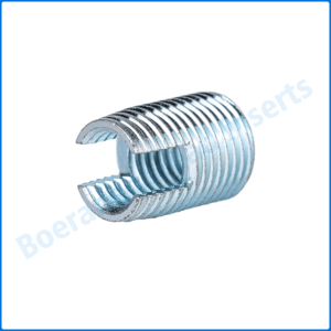 M2.5 x 0.45 Blue Slotted Self Threading Inserts