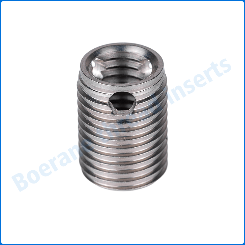 M12 x 1.75 Self-tapping steel insert with Three Bores